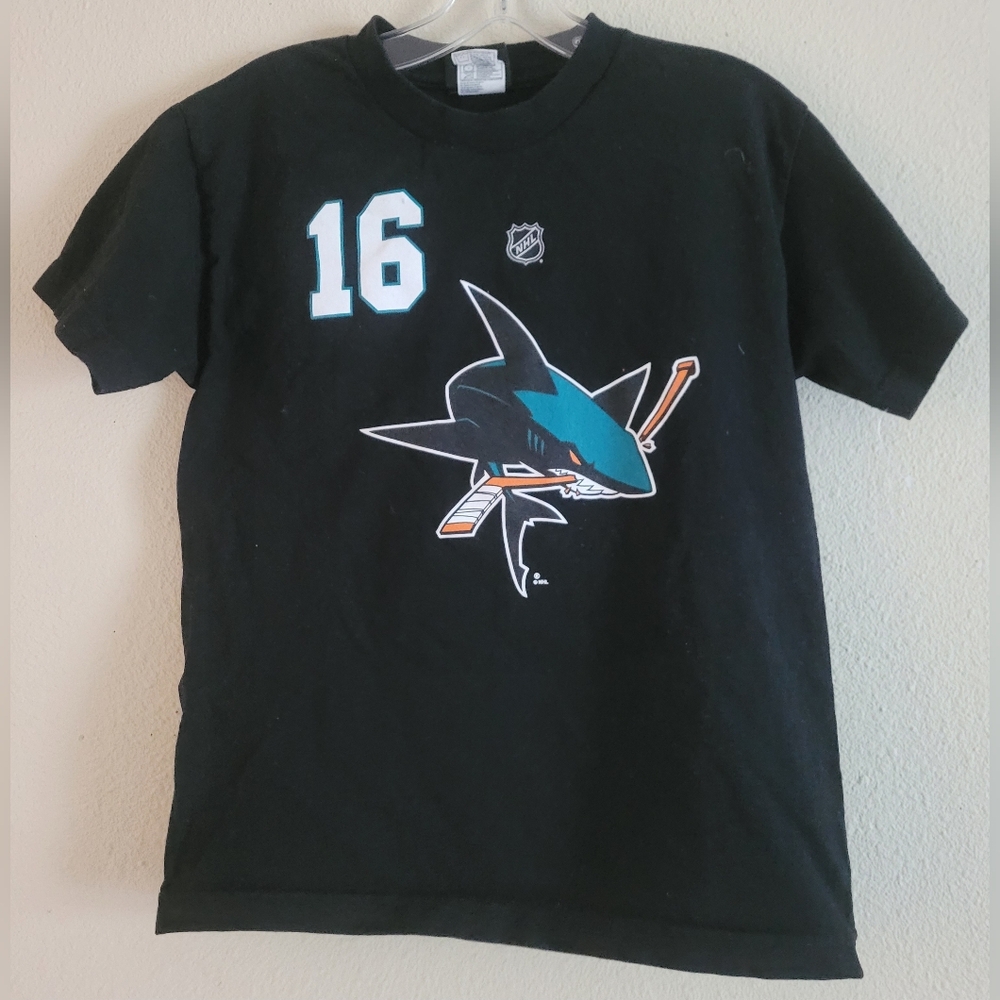 Reebok NHL San Jose Sharks Kids Sz Medium Shirt